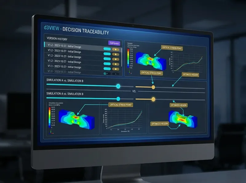Traceable decision support dashboard